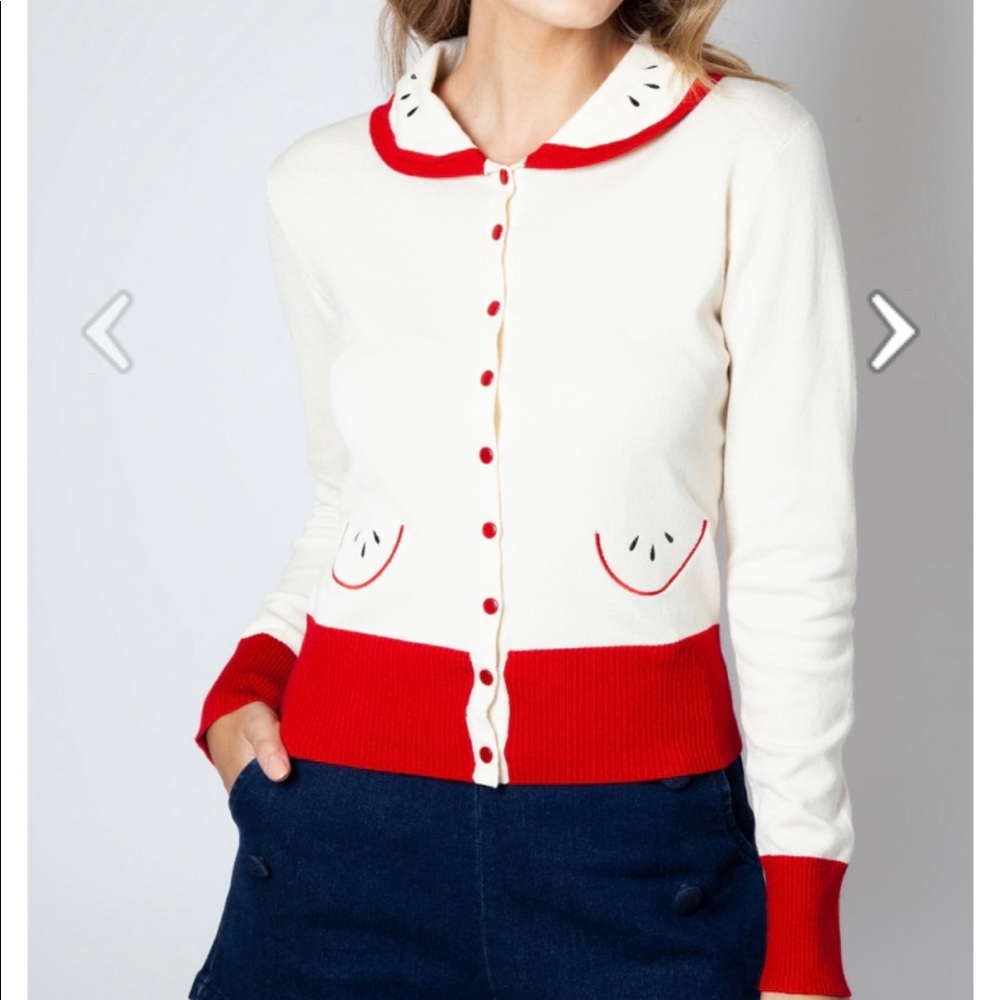 Voodoo vixen apple cardigan.
